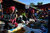 Inle Lake Myanmar. The market of the village of Nampan on the eastern lakeshore. 